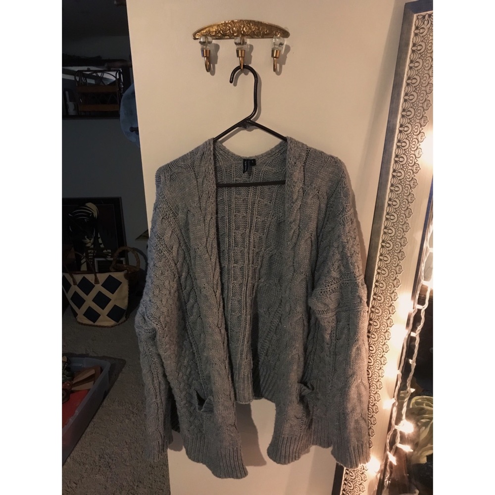 Chunky Knit Moon & Madison Cardigan